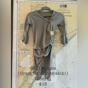 Gray Baby Bonsie 0-3m